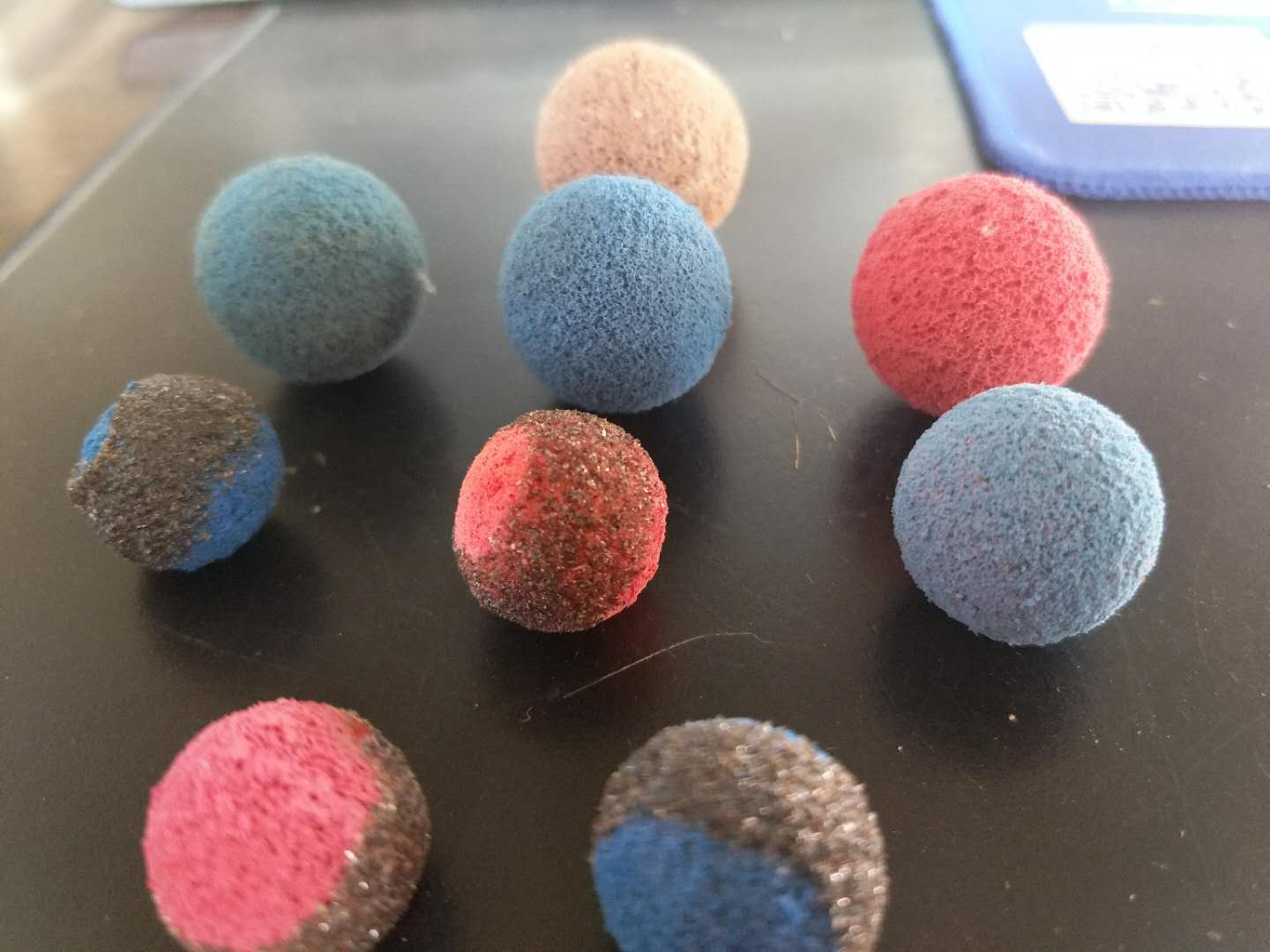 海綿膠球，金剛砂膠球
